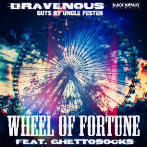 bravenous wheel of fortune single cover featuring ghettosocks